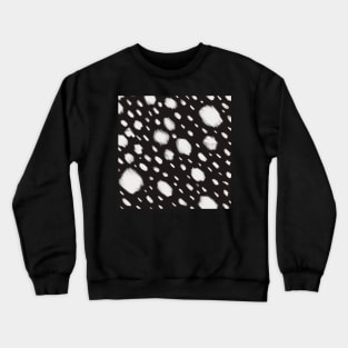 Brush Stroke Dot Pattern Crewneck Sweatshirt